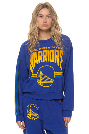 GOLDEN STATE WARRIORS 2026 RELAXED CREW SWEATSHIRT - WARRIORS BLUE