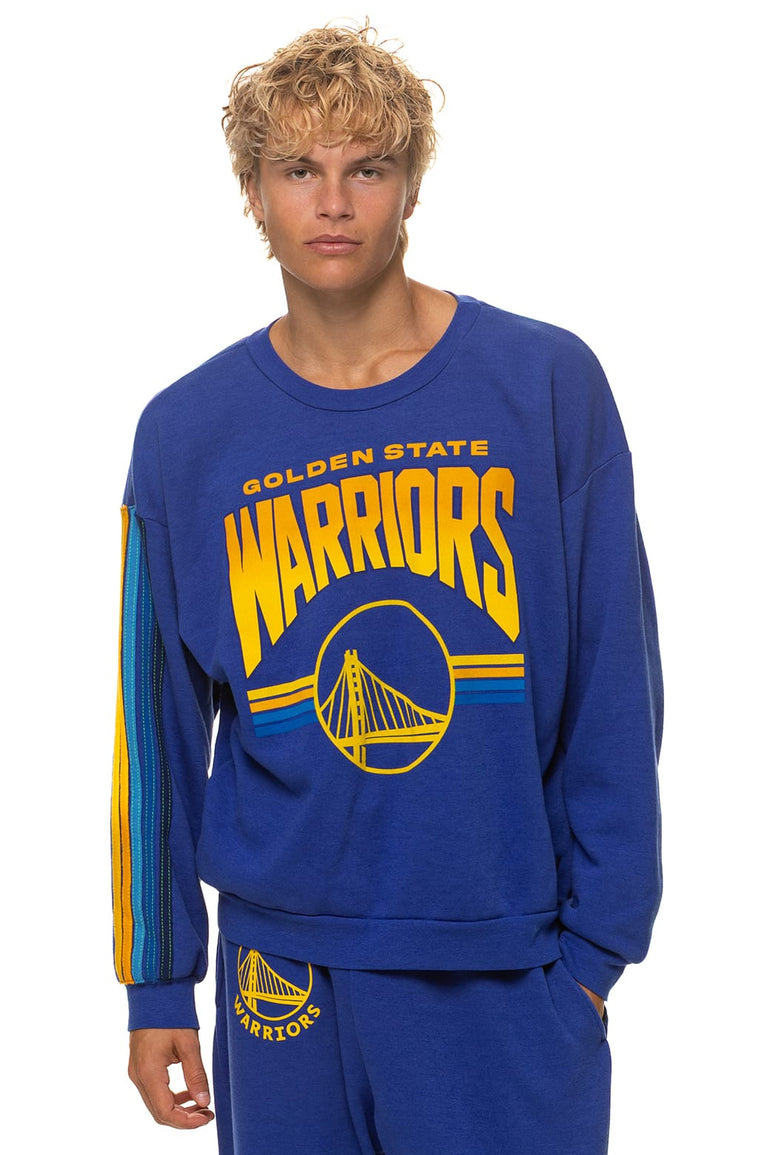 GOLDEN STATE WARRIORS 2026 RELAXED CREW SWEATSHIRT - WARRIORS BLUE