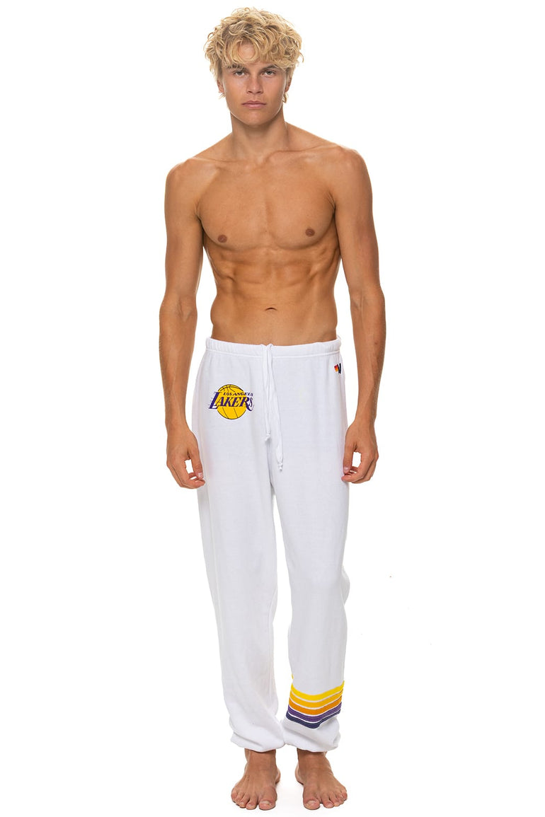 LOS ANGELES LAKERS 2026 UNISEX SWEATPANTS - WHITE