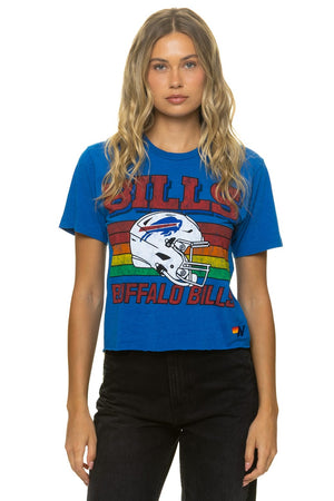 BUFFALO BILLS HELMET BOYFRIEND TEE - ADVENTURE BLUE