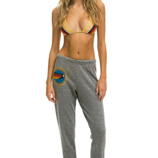 AVIATOR NATION ASPEN SWEATPANTS - HEATHER GREY Women's Sweatpants Aviator Nation 