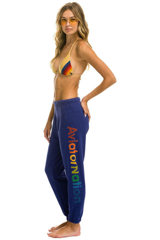 AVIATOR NATION ASPEN SWEATPANTS - PURPLE Women's Sweatpants Aviator Nation 