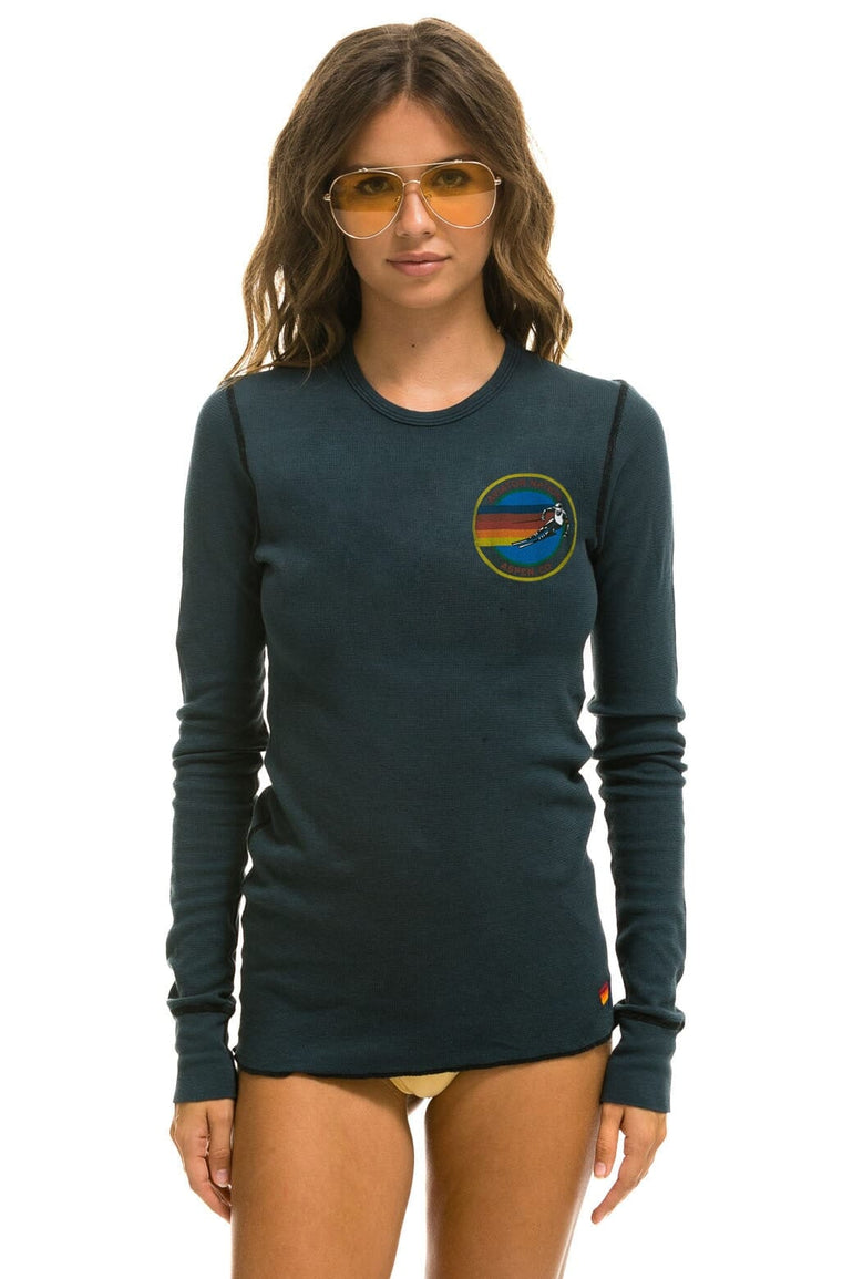 AVIATOR NATION ASPEN THERMAL - CHARCOAL Thermal Aviator Nation 