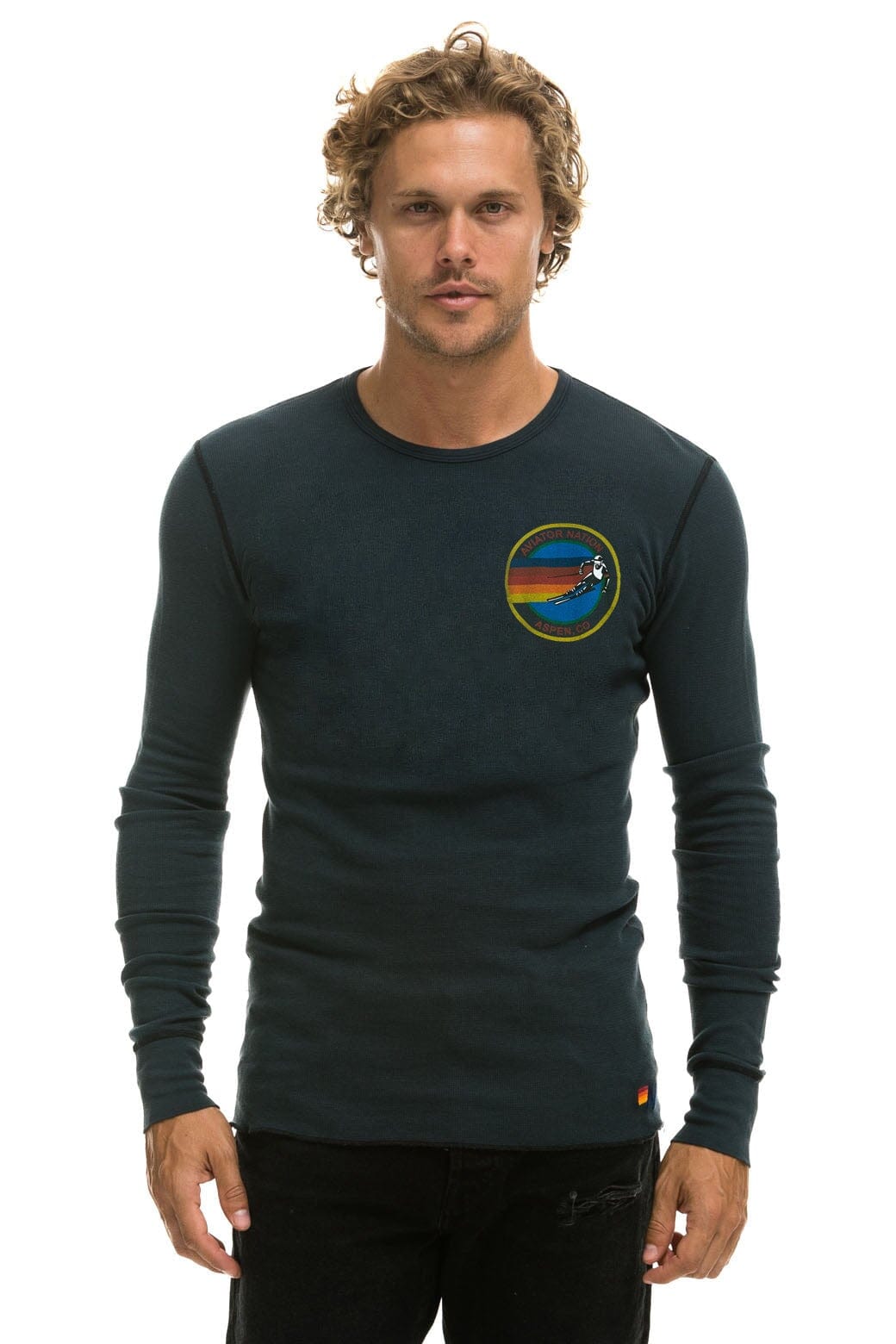 AVIATOR NATION ASPEN THERMAL - CHARCOAL Thermal Aviator Nation 
