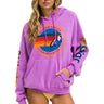 AVIATOR NATION LA JOLLA RELAXED PULLOVER HOODIE - NEON PURPLE Hoodie Aviator Nation 