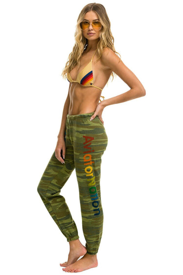 AVIATOR NATION LA JOLLA SWEATPANTS - CAMO Women's Sweatpants Aviator Nation 