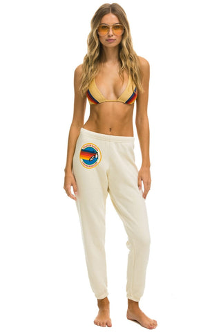 AVIATOR NATION LAGUNA BEACH SWEATPANTS - VINTAGE WHITE Women's Sweatpants Aviator Nation 