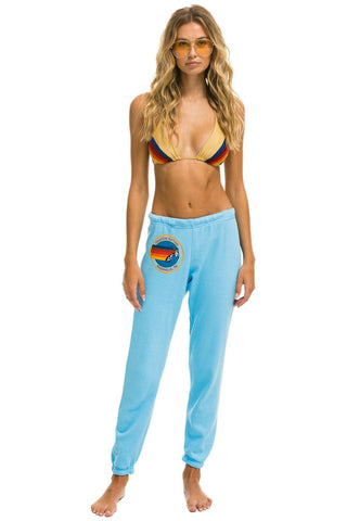AVIATOR NATION NASHVILLE SWEATPANTS - SKY Women's Sweatpants Aviator Nation 