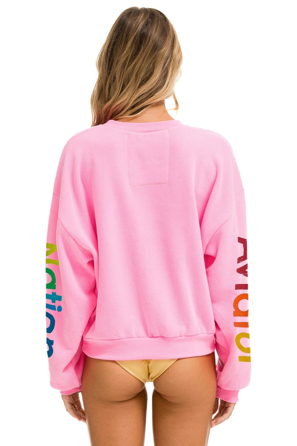 Comfortable Hoodie Ninja Pullover Hoodie Aviator Nation Pink Zip