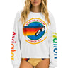AVIATOR NATION RELAXED CREW SWEATSHIRT - WHITE Sweatshirt Aviator Nation 