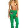 AVIATOR NATION SWEATPANTS - KELLY GREEN Women's Sweatpants Aviator Nation 