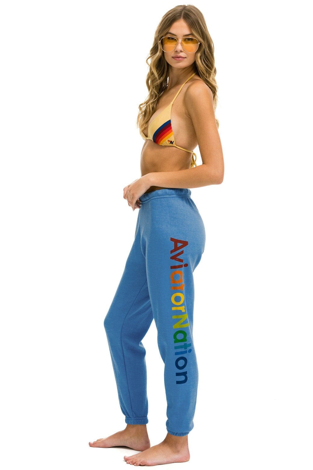 AVIATOR NATION VAIL SWEATPANT - COBALT Women's Sweatpants Aviator Nation 