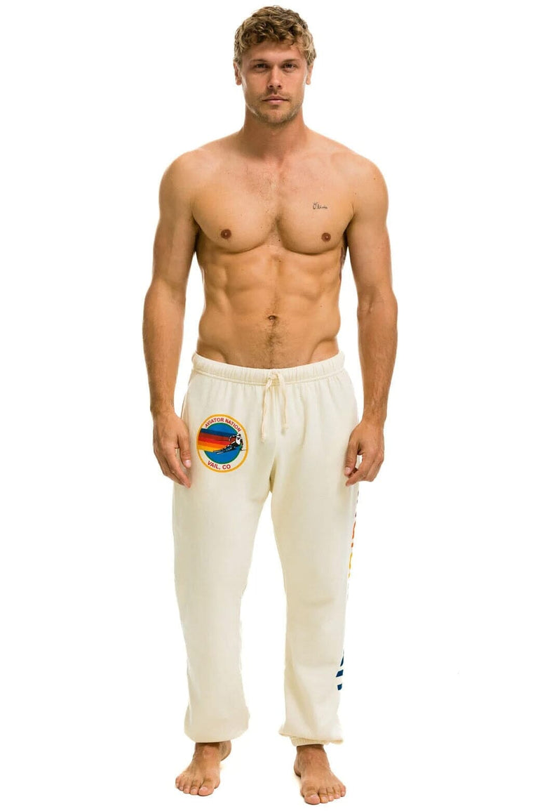 AVIATOR NATION VAIL SWEATPANTS - VINTAGE WHITE Men's Sweatpants Aviator Nation 