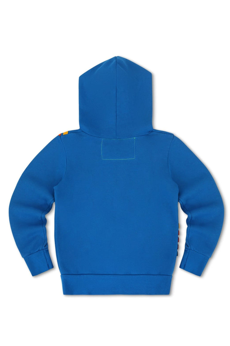 KID'S DISCO ZIP HOODIE - ADVENTURE BLUE
