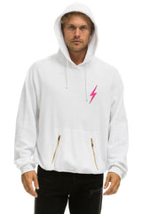BOLT STITCH PULLOVER HOODIE - WHITE Hoodie Aviator Nation 