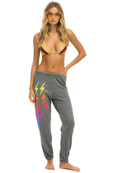 BOLT SWEATPANT GRADIENT - HEATHER // RAINBOW Women's Sweatpants Aviator Nation 