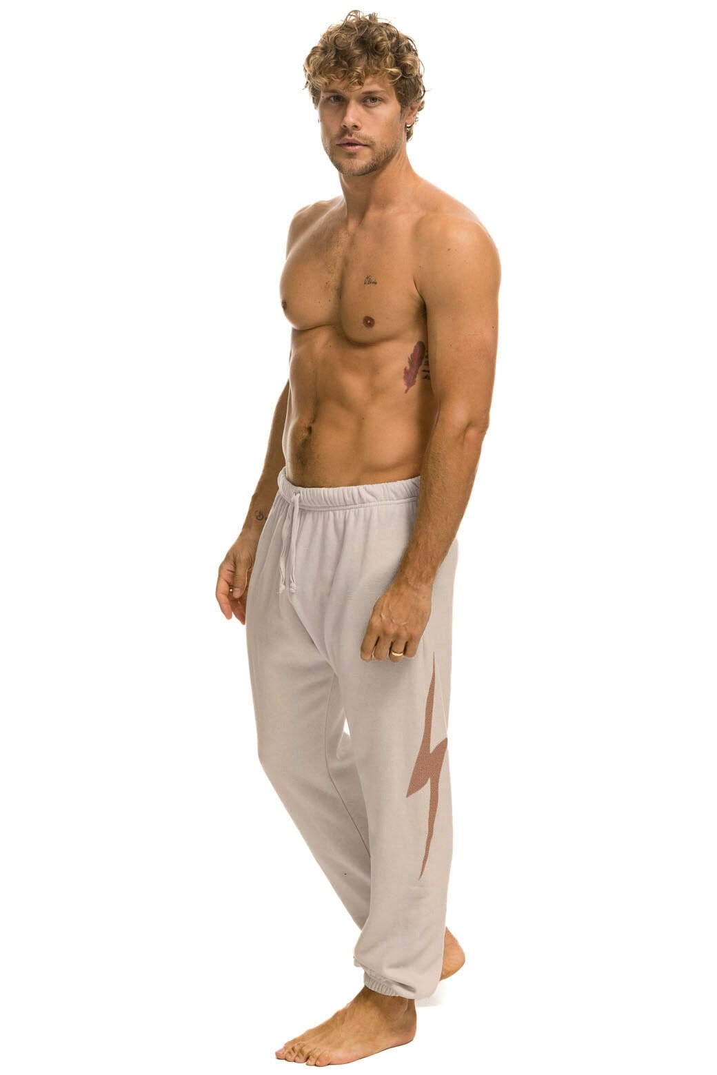 BOLT SWEATPANTS - SAND // MOCHA Men's Sweatpants Aviator Nation 