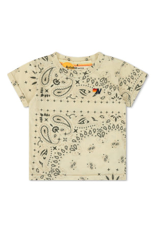 KID'S BANDANA TEE - VINTAGE WHITE