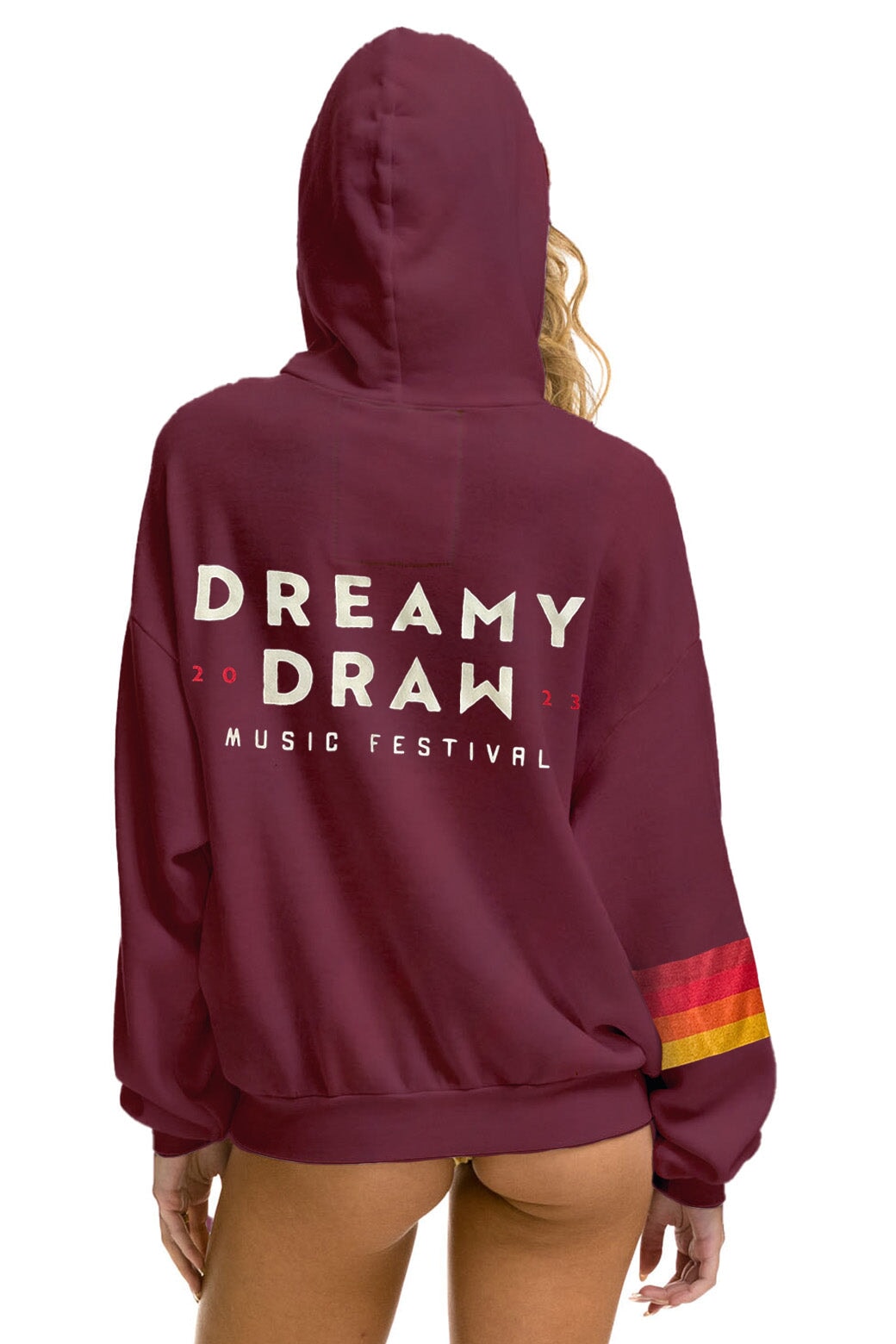 DREAMY DRAW 2023 RELAXED PULLOVER HOODIE - PLUM Hoodie Aviator Nation 