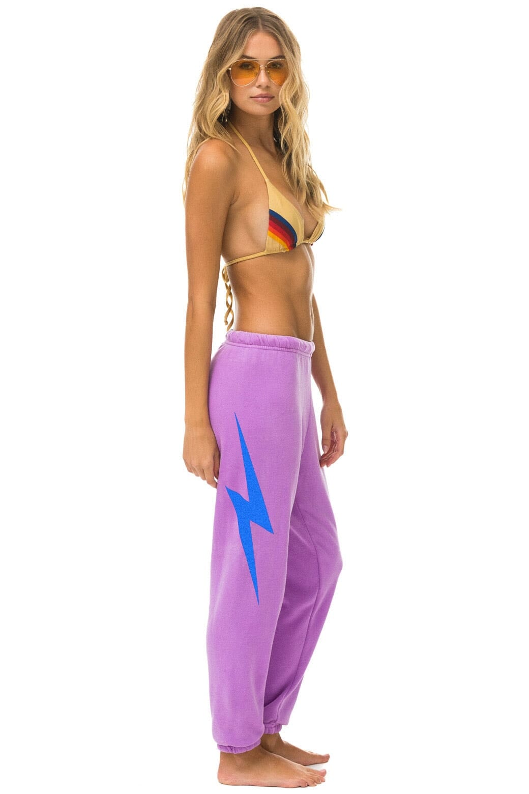GOV BALL 2024 UNISEX SWEATPANTS - NEON PURPLE Aviator Nation 