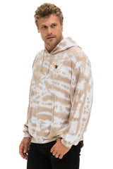 HAND DYED PULLOVER HOODIE RELAXED - TIE DYE SAND Hoodie Aviator Nation 