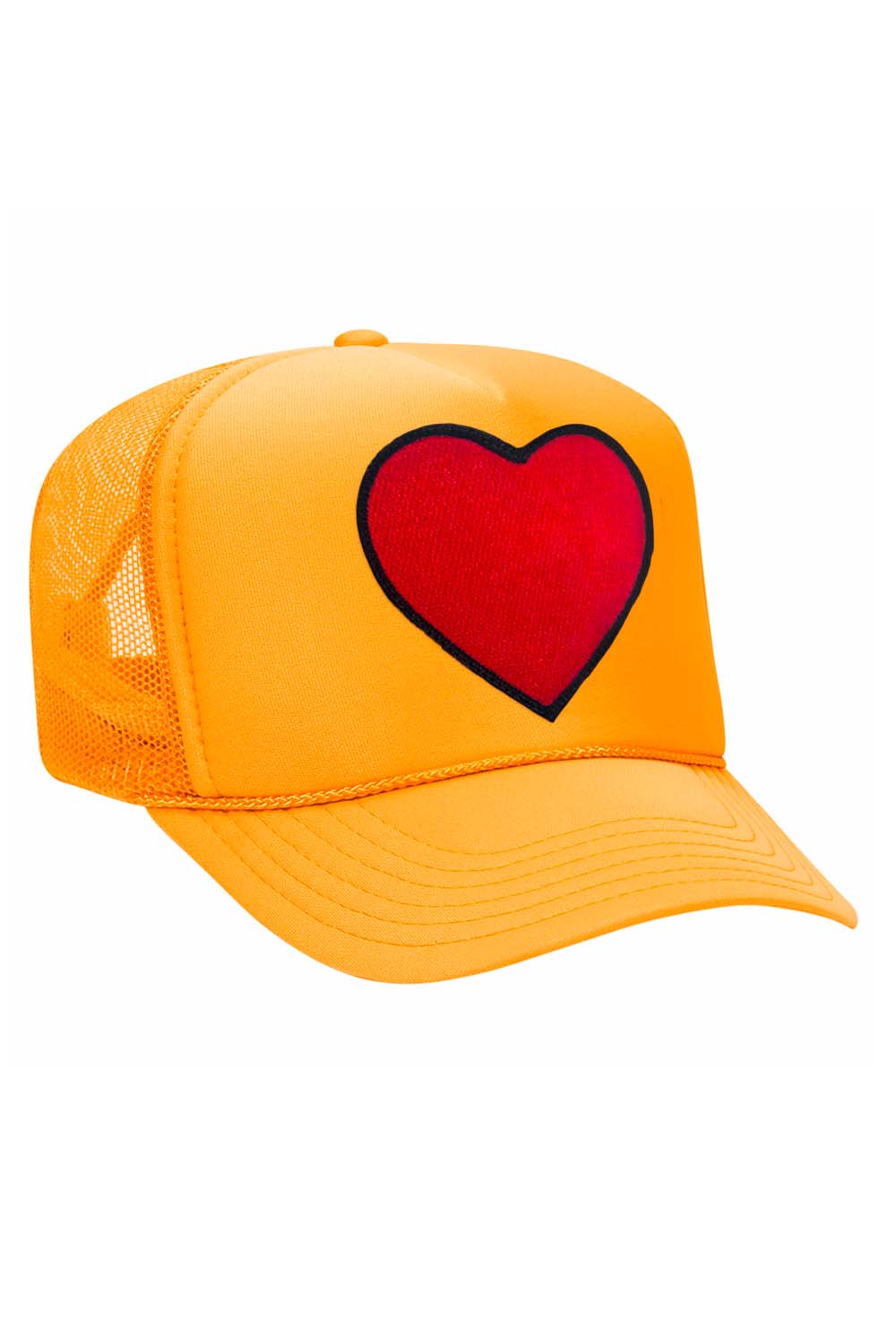 HEART - VINTAGE LOW RISE TRUCKER HATS Aviator Nation GOLD 