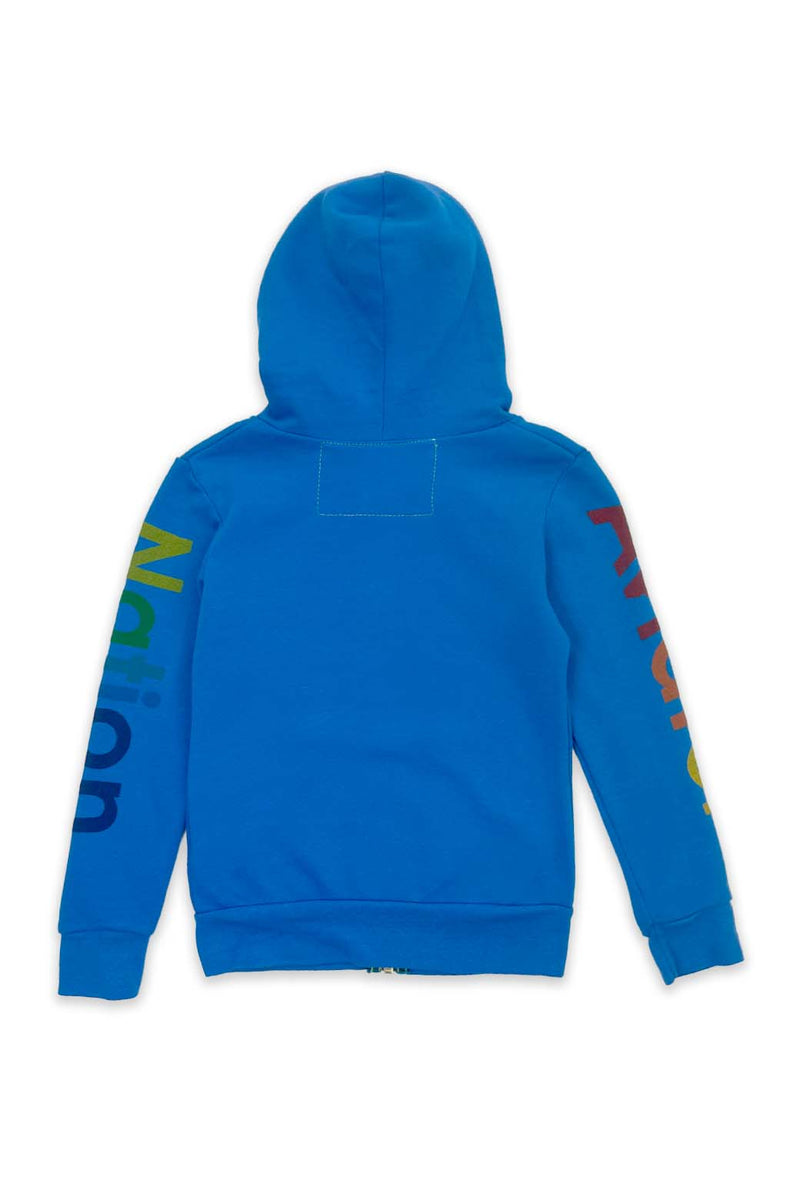 Kid's Aviator Nation Zip Hoodie Ocean main image 1