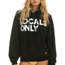 LOCALS ONLY RELAXED PULLOVER HOODIE - BLACK Hoodie Aviator Nation 