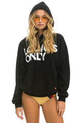 LOCALS ONLY RELAXED PULLOVER HOODIE - BLACK Hoodie Aviator Nation 