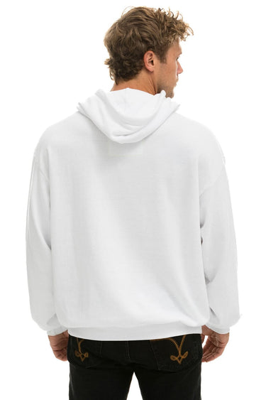 LOCALS ONLY RELAXED PULLOVER HOODIE - WHITE Hoodie Aviator Nation 