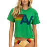 LOGO BOYFRIEND TEE - KELLY GREEN Boyfriend Tee Aviator Nation 