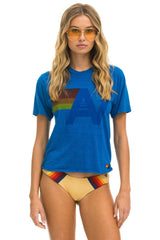 LOGO BOYFRIEND TEE - OCEAN Boyfriend Tee Aviator Nation 