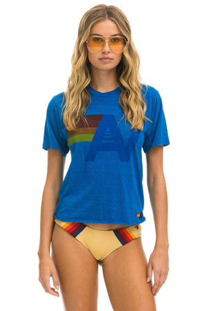 LOGO BOYFRIEND TEE - OCEAN