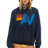LOGO PULLOVER RELAXED HOODIE - NAVY Hoodie Aviator Nation 