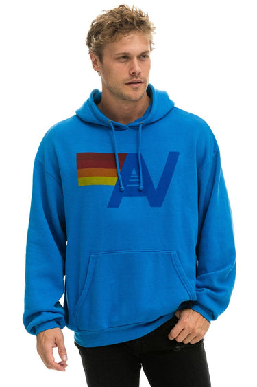 LOGO PULLOVER RELAXED HOODIE - OCEAN Hoodie Aviator Nation 