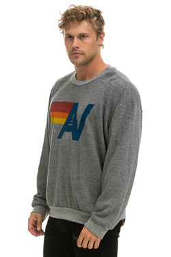 LOGO RELAXED CREW SWEATSHIRT - HEATHER Sweatshirt Aviator Nation 