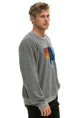 LOGO RELAXED CREW SWEATSHIRT - HEATHER Sweatshirt Aviator Nation 