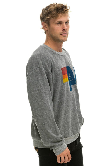 LOGO RELAXED CREW SWEATSHIRT - HEATHER Sweatshirt Aviator Nation 
