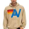LOGO STITCH PULLOVER RELAXED HOODIE - SAND Hoodie Aviator Nation 