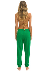 LOGO SWEATPANTS - KELLY GREEN Women's Sweatpants Aviator Nation 