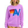 LOGO SWEATSHIRT - NEON PURPLE Sweatshirt Aviator Nation 