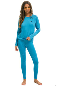 WOMEN'S MICRO MODAL BASE LAYER SET - OCEAN Women's Outerwear Aviator Nation 