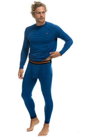 MEN'S MICRO MODAL BASE LAYER SET - ROYAL Men's Outerwear Aviator Nation 