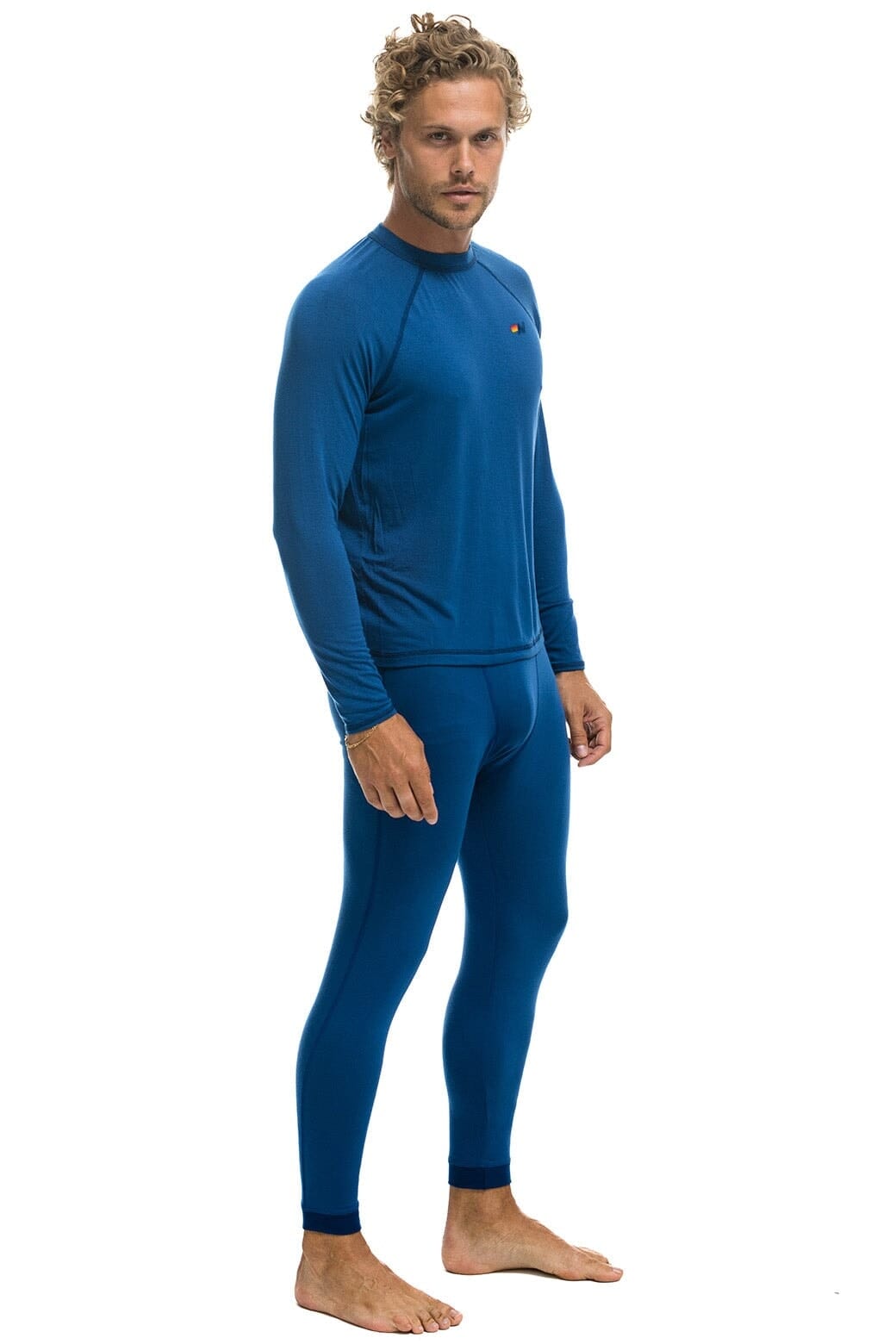 MEN'S MICRO MODAL BASE LAYER SET - ROYAL Men's Outerwear Aviator Nation 