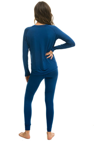 WOMEN'S MICRO MODAL BASE LAYER SET - ROYAL Women's Outerwear Aviator Nation 
