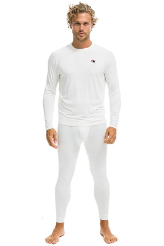 MEN'S MICRO MODAL BASE LAYER SET - VINTAGE WHITE Men's Outerwear Aviator Nation 