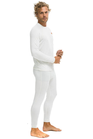 MEN'S MICRO MODAL BASE LAYER SET - VINTAGE WHITE Men's Outerwear Aviator Nation 