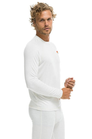 MICRO MODAL BASE LAYER TOP - VINTAGE WHITE Women's Base Layer Aviator Nation 