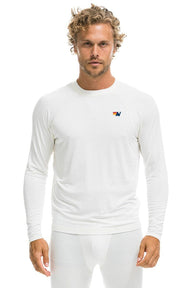 MICRO MODAL BASE LAYER TOP - VINTAGE WHITE Women's Base Layer Aviator Nation 