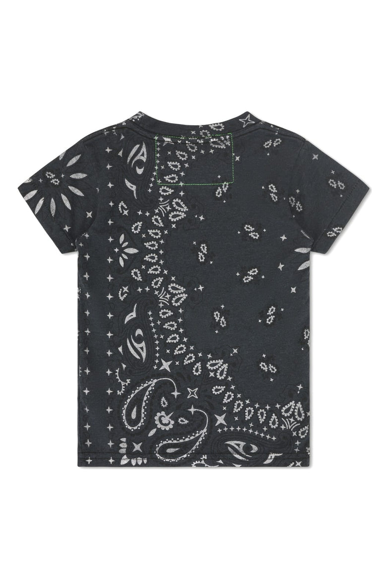 KID'S BANDANA TEE - CHARCOAL